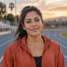 Generated portrait of fictional run coach Maya